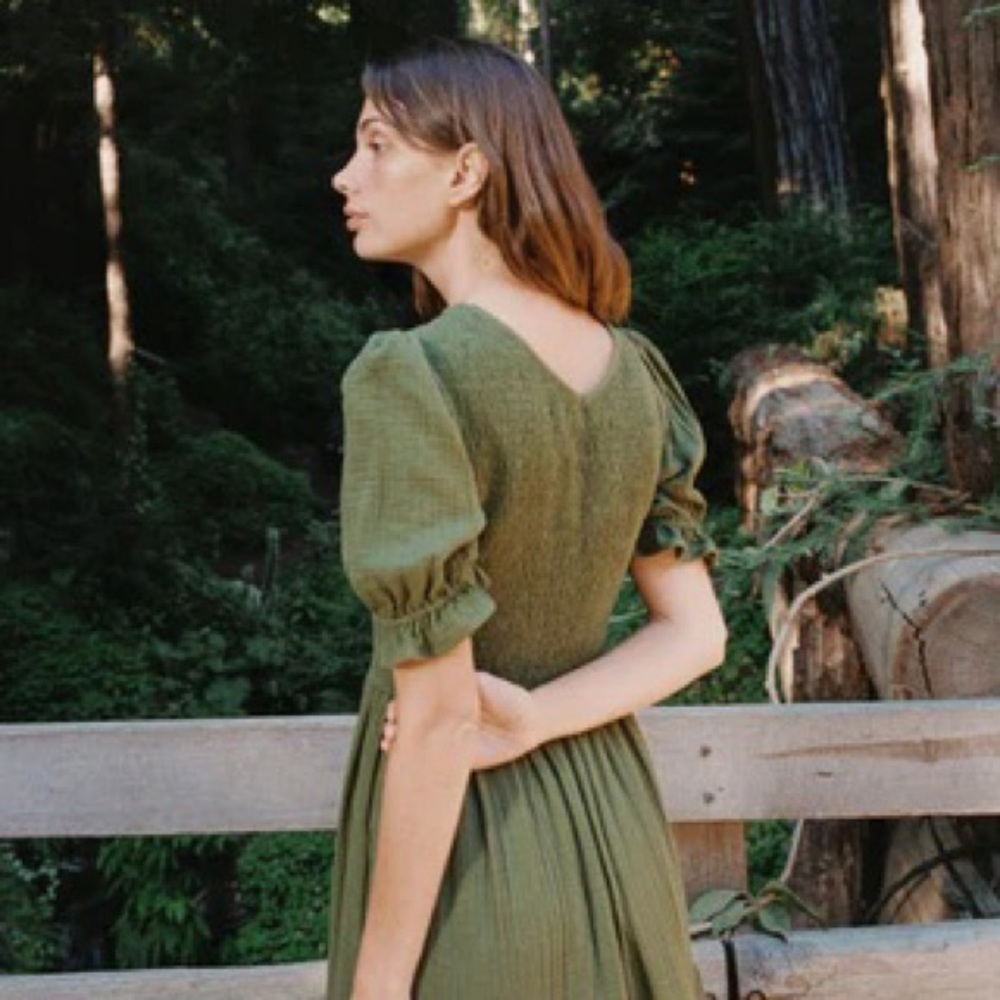 BROOKLYN dress Christy Dawn Forest Gauze Size S